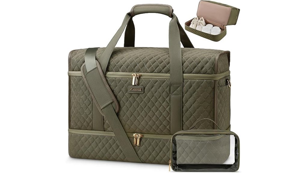 Weekender Bags for Road Trips with Big Opening & Easy Pack 4 lovevook large duffle shoes