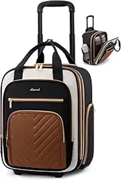 Underseat Bags with Easy-Grab Top Handles That Make Aisle Travel a Breeze 10 lovevook underseat luggage wheels