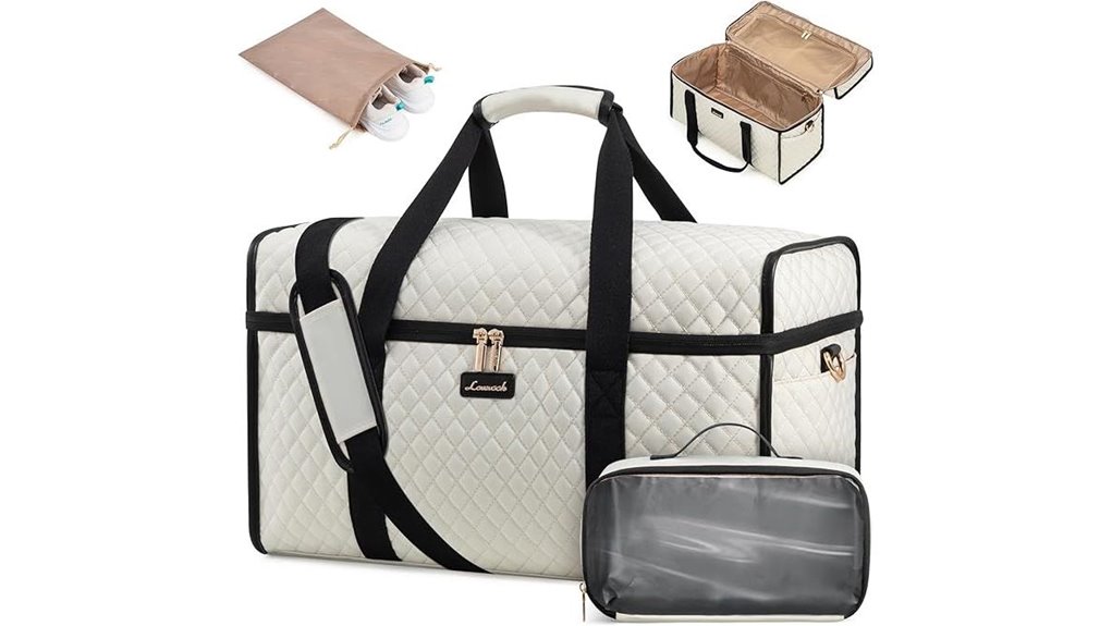Weekender Bags for Road Trips with Big Opening & Easy Pack 5 lovevook weekender overnight duffle