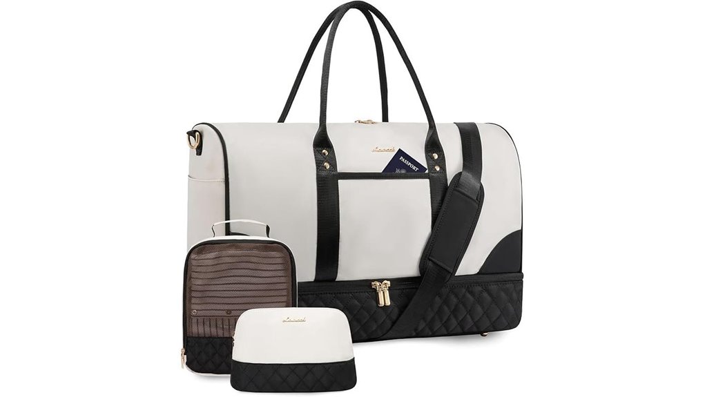 lovevook women s nylon weekender