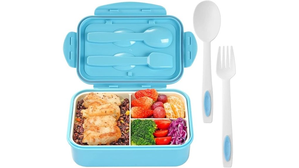 Bento Boxes with Tight Seals That Keep Food Fresh on Trains 13 lovina 1100ml bento set