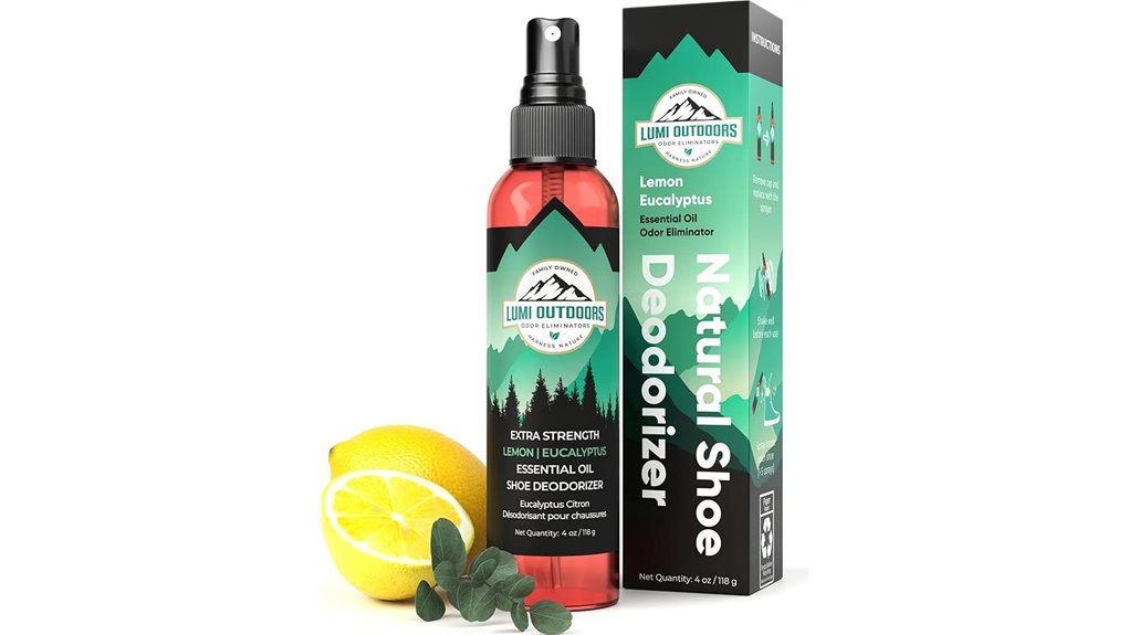 Best Travel Shoe Deodorizers: Sprays or Inserts Keep Fresh 4 lumi outdoors eucalyptus deodorizer
