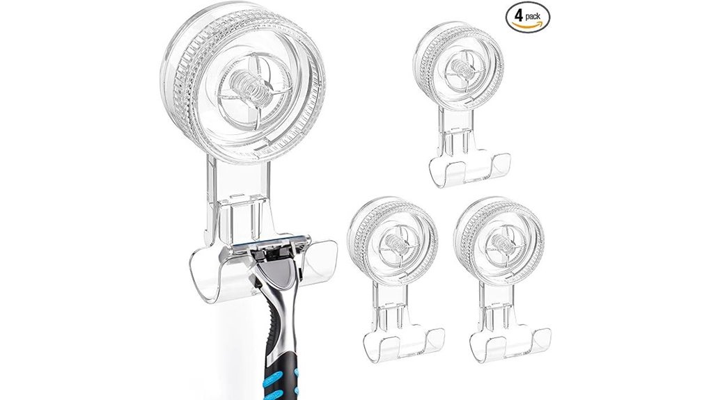 Strong‑Grip Suction Hooks That Stick in Traveler Bathrooms 15 luxear 4 pack water resistant hooks
