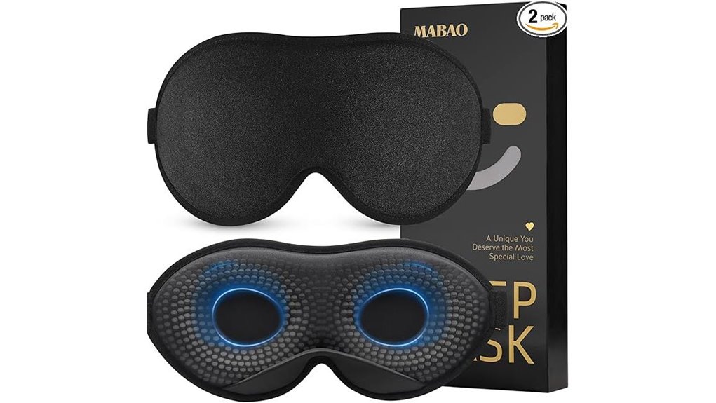 No Pressure Sleep Masks That Keep You Comfortable on Flight 13 mabao weighted blackout masks