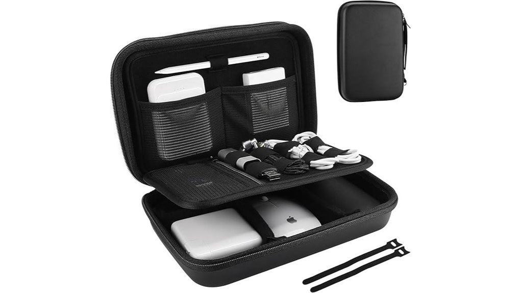 Hard Shell Protective Dongle Cases for Travel Tech 1 macbook adapter organizer case