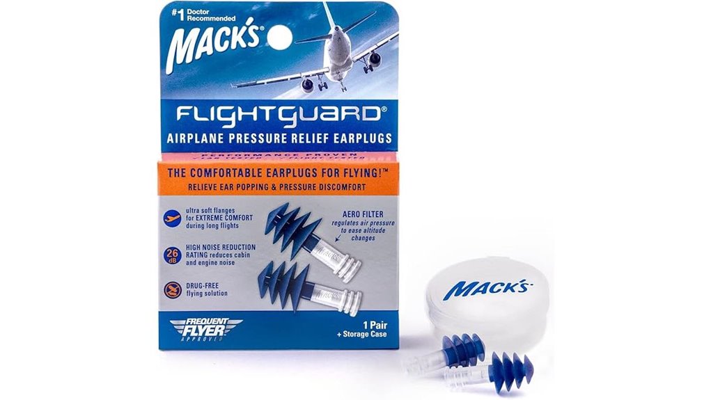 mack s 26db flight earplugs