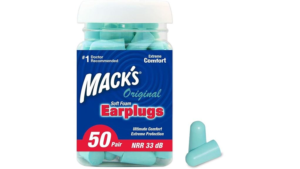 High NRR Earplugs That Silence Snoring Roommates 15 mack s 33db foam earplugs