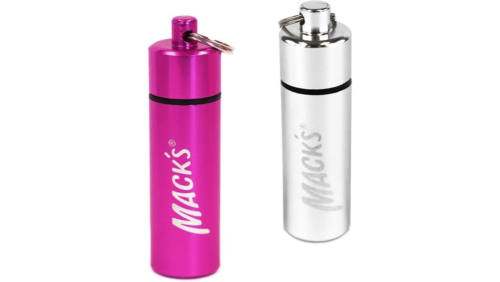 mack s dual aluminum earplugs