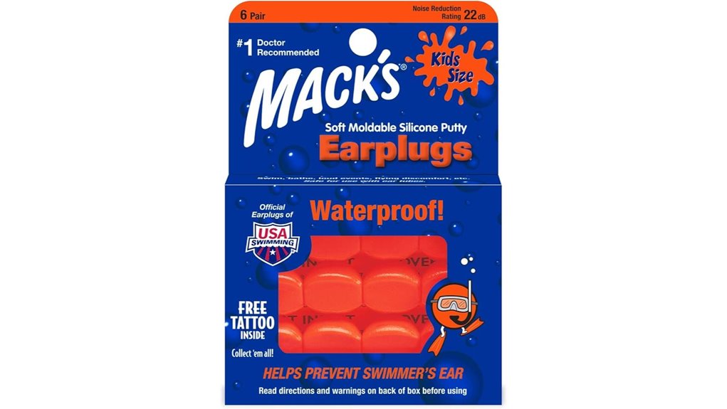 mack s kids silicone earplugs