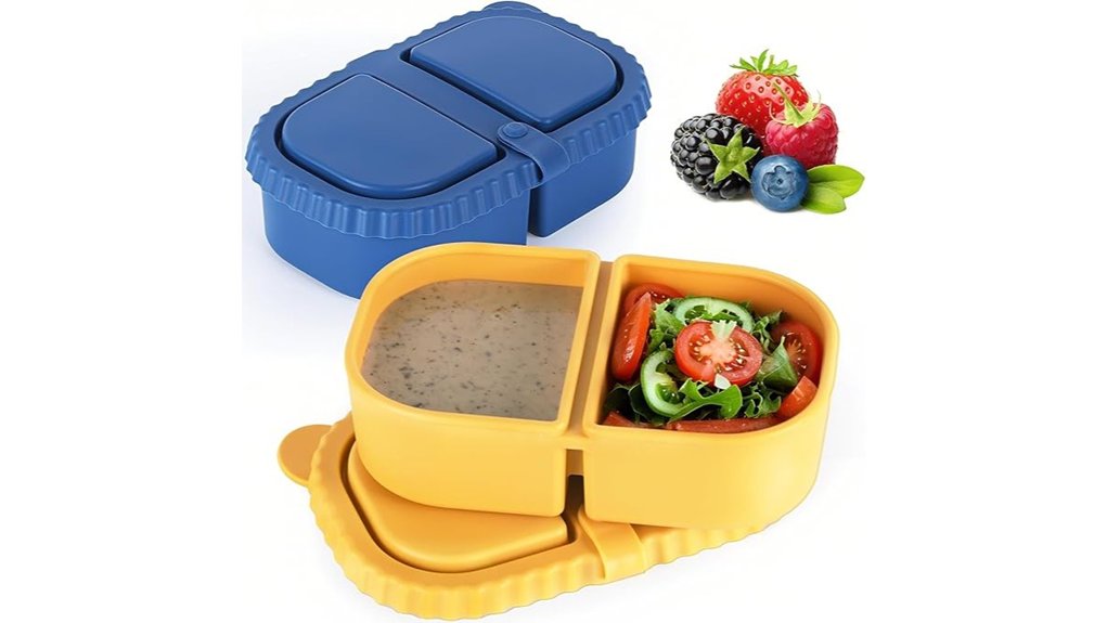 mactano two pack silicone containers