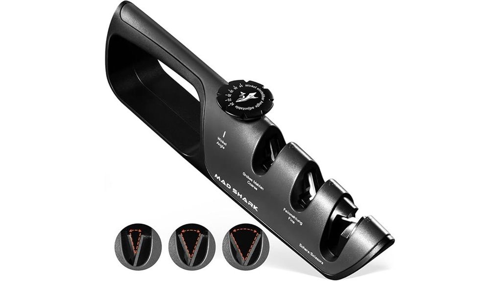 The Manual Knife Sharpeners Every Chef Deserves 14 mad shark 6 angle sharpener