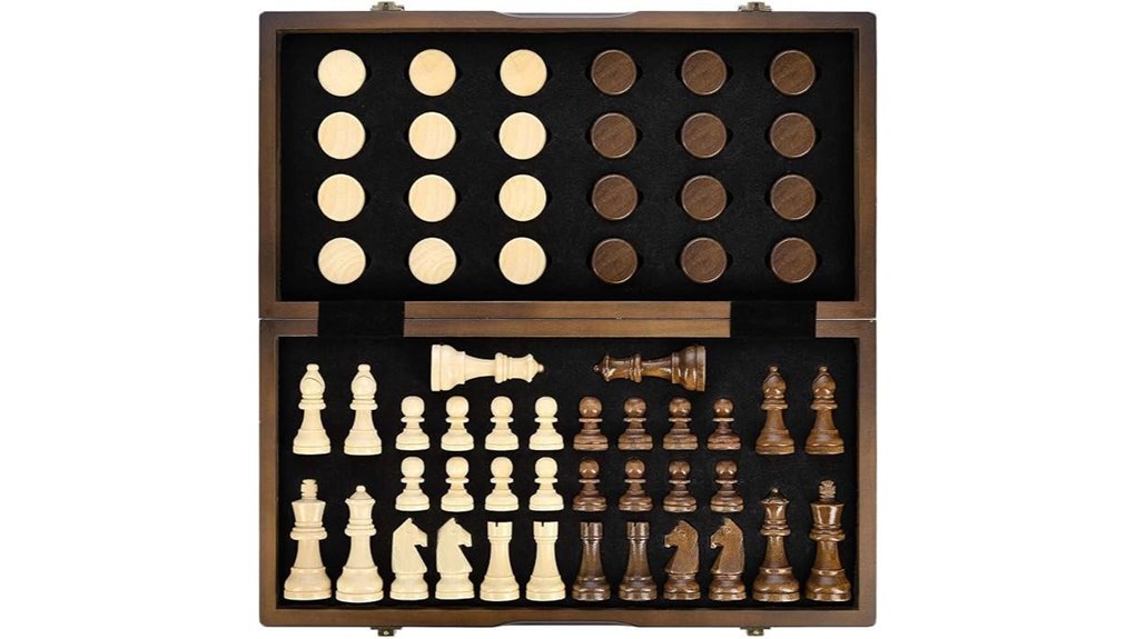 magnetic 15 inch chess checkers