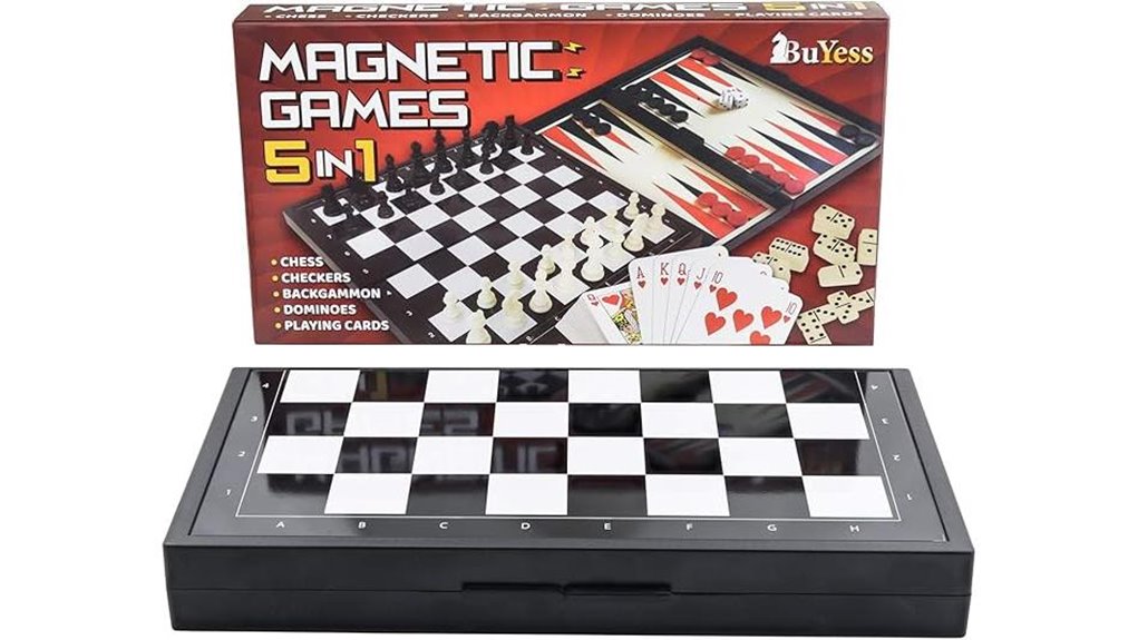 magnetic five game board set