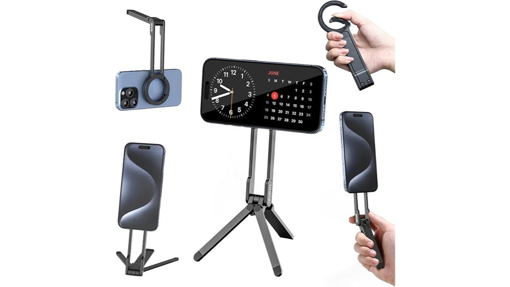 Quick-Setup Portable Phone Tripods with MagSafe Mounts 15 magnetic iphone tripod stand