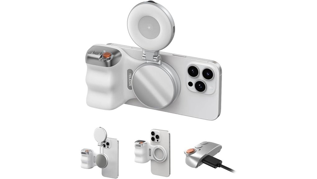 Phone Grips for Travel Photography—Secure One‑Hand Hold 14 magnetic phone grip light