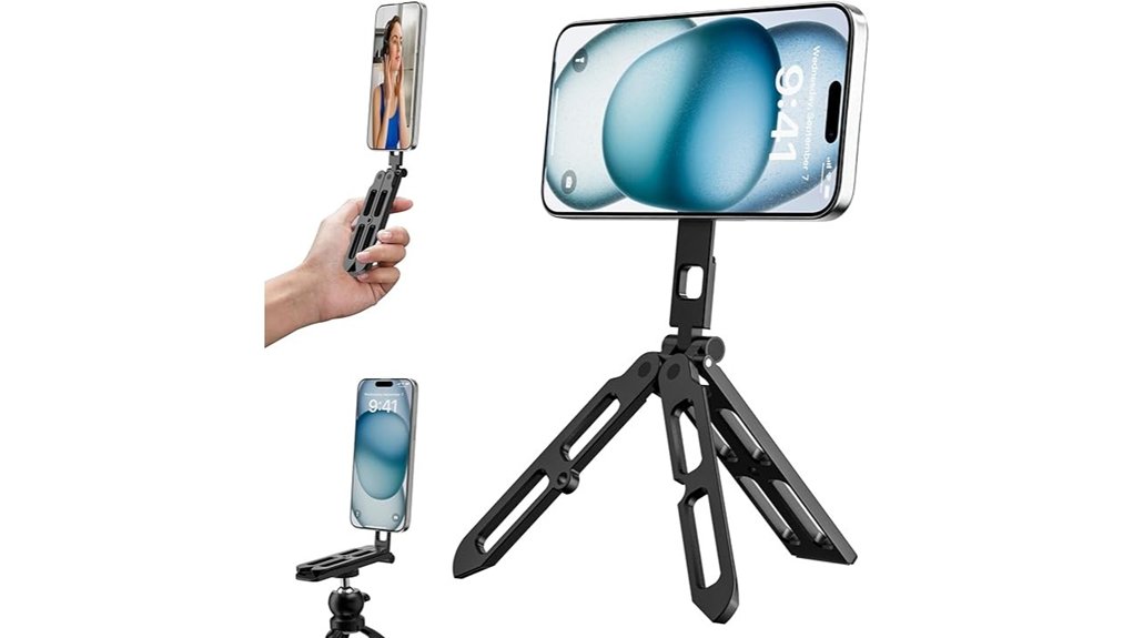 Quick-Setup Portable Phone Tripods with MagSafe Mounts 10 magnetic portable iphone tripod