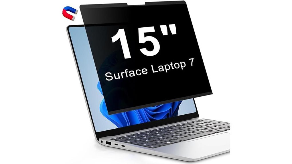 Top Laptop Privacy Filters for Café Workers That Stick Easy 11 magnetic privacy screen 15