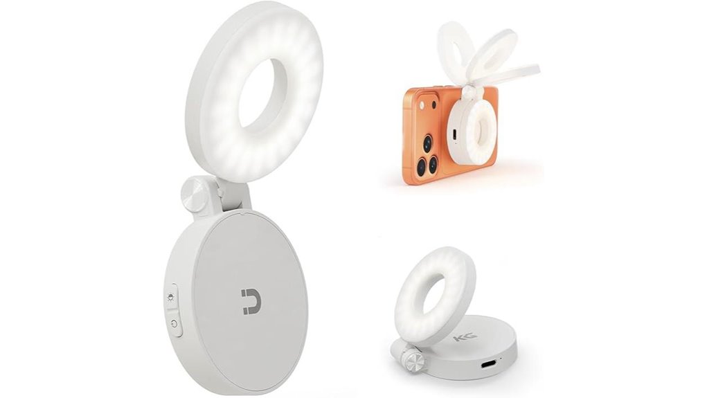 Clip‑On Phone Lights With Warm Tone Options Travelers Love 14 magnetic rechargeable ring light