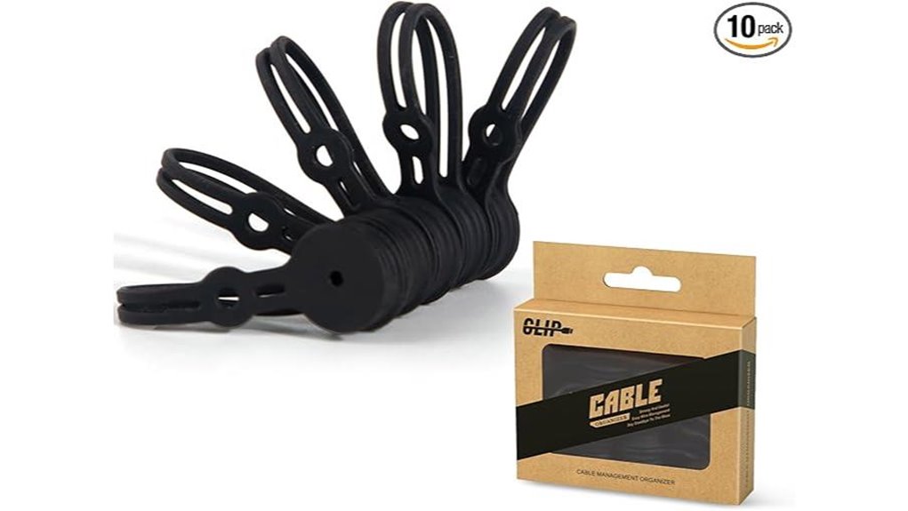 magnetic silicone cable organizer