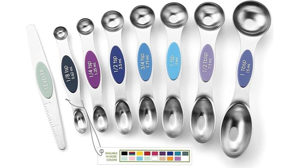 The Best Magnetic Measuring Spoons for Precise Cooking 15 magnetic stainless measuring spoons