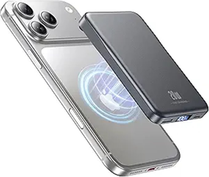 Must-Have Magnetic Battery Packs for Travel (Pocketable) 2 magsafe 10000mah fast charger