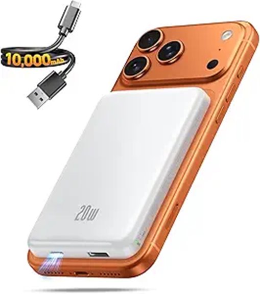 Must-Have Magnetic Battery Packs for Travel (Pocketable) 8 magsafe 10k wireless charger