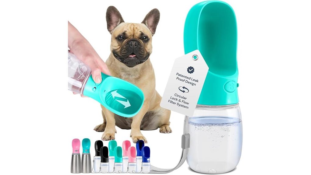 Love These Pet Travel Water Bottles (One-Hand Squeeze) 2 malsipree 12oz dog bottle