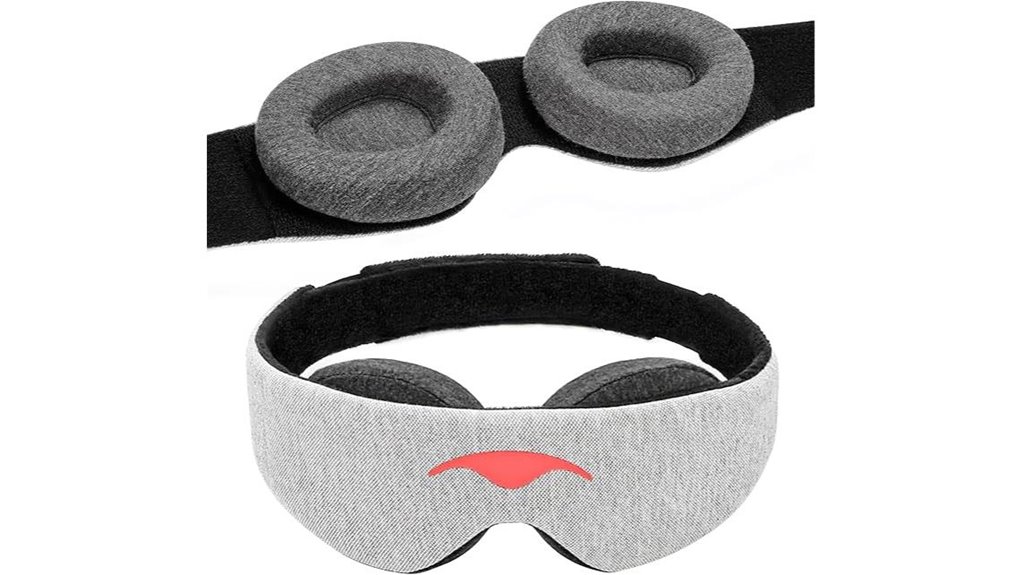 Sleep Masks for Flights with Adjustable Nose Bridges Light Leak 5 manta adjustable light blocking mask