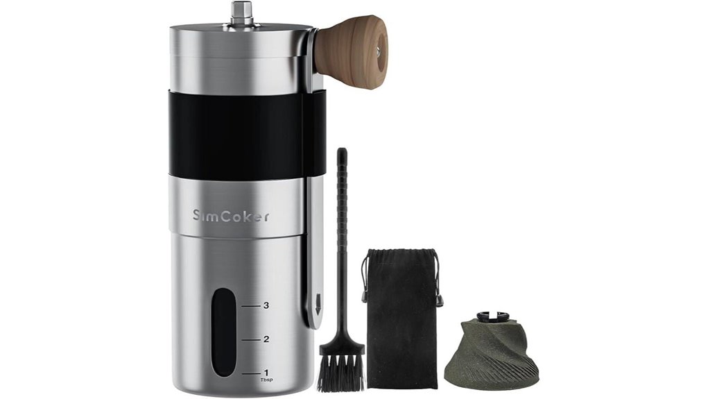 Best Manual Compact Portable Coffee Grinders for Travelers 14 manual ceramic burr grinder