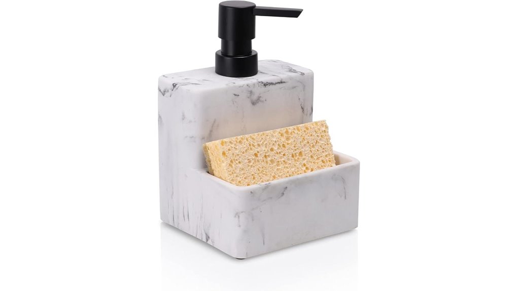 Best Dish Soap Dispenser With Sponge Holder 7 marble soap dispenser holder