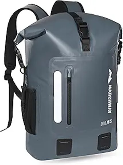 Roll‑Top Travel Backpacks Keep Gear Dry in Rainy Destinations 3 marchway 30l floating backpack