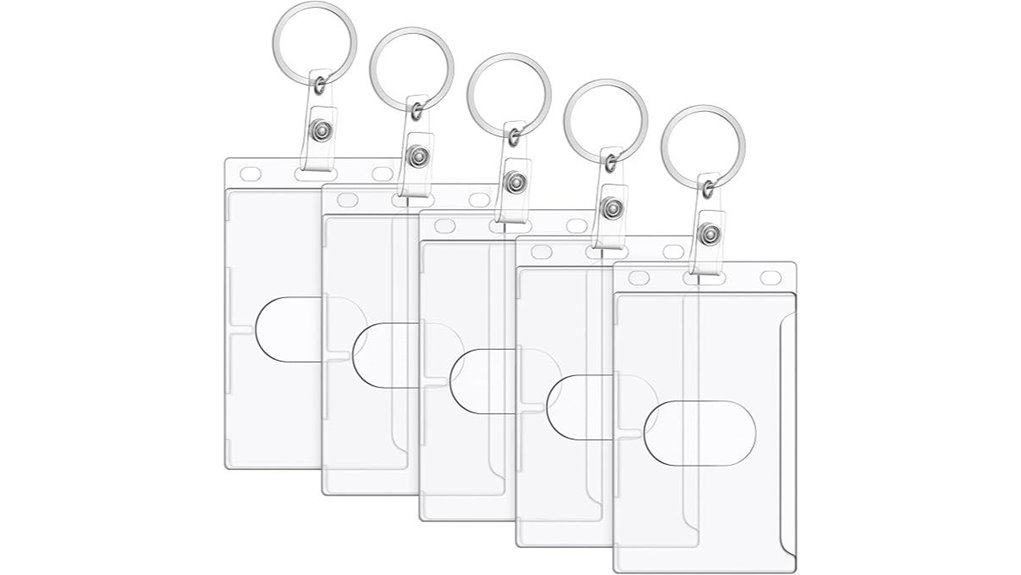 Top Keychain Card Holders That Keep Hotel Keycards Tap‑and‑Go 2 marspark 5 piece keychain cardholder