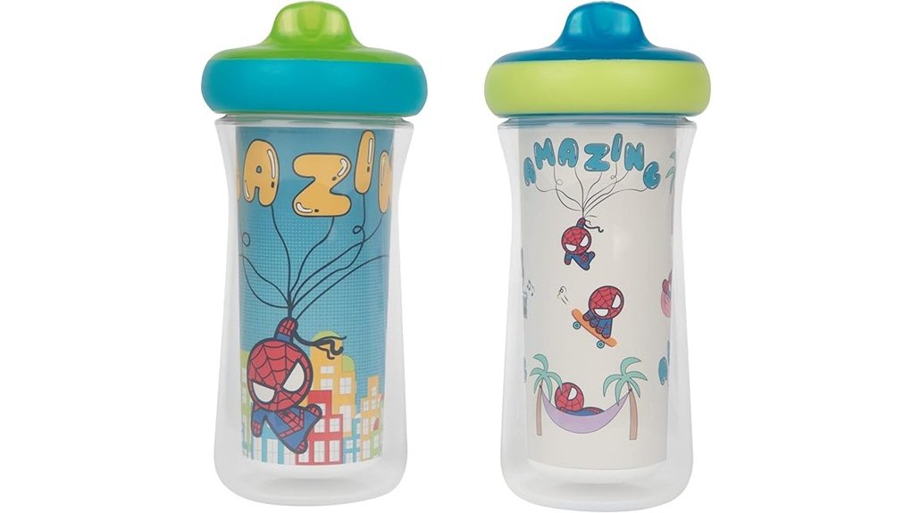 Leak‑Proof Sippy Cups for Plane Adventures 3 marvel insulated sippy cups