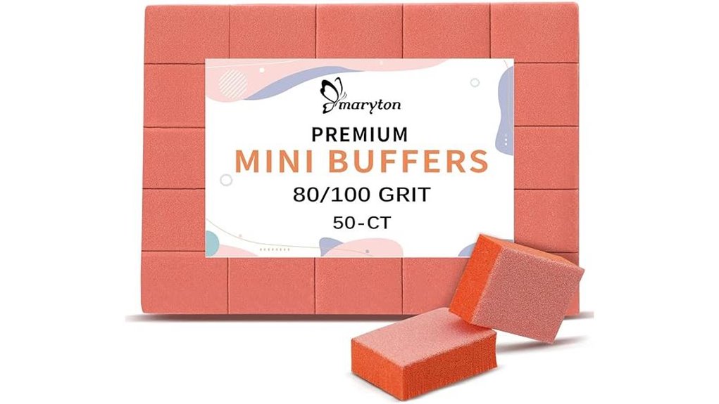 Must-Have Nail Buffer Block Set (Mini) for Every Nail Artist 15 maryton orange 50 piece buffers