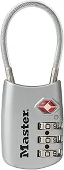 Top TSA‑Approved Luggage Locks: Key vs Combination Showdown 13 masterlock 4688d tsa lock