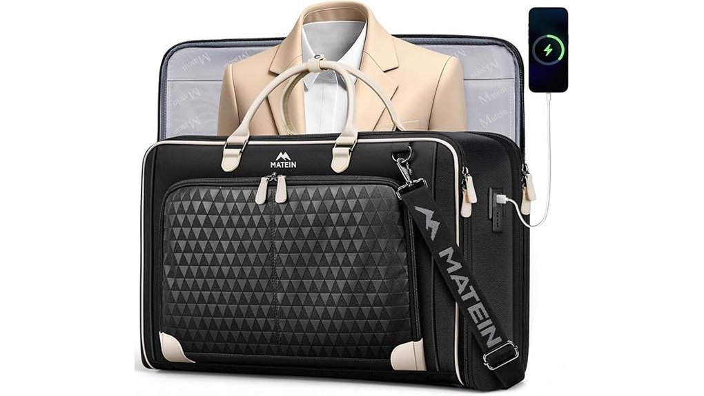 Best Garment Bags That Fold Into a Carry‑On Hybrid Designs 14 matein carry on garment bag