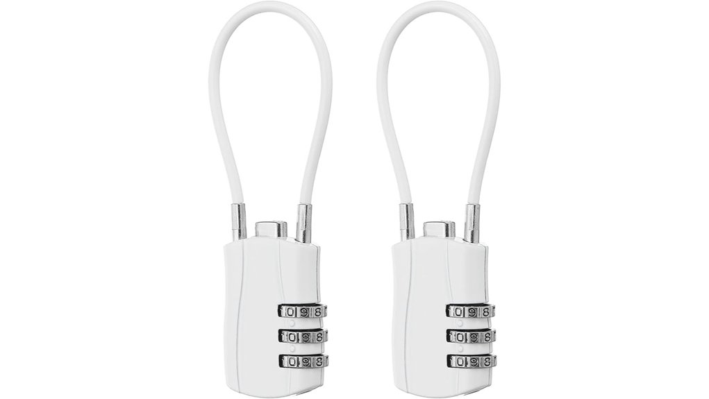 Travel Cable Locks for Lockers & Bags You’ll Love 4 meccanixity dual 3 digit lock