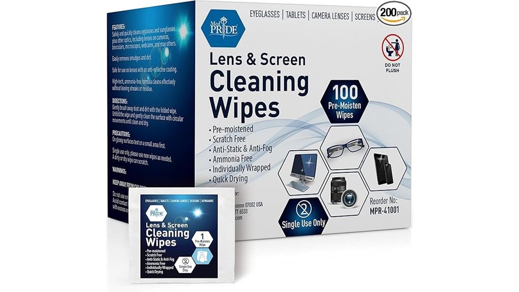 Anti‑Fog Wipes for Glasses on Trips (One‑and‑Done) Keep Clear 2 med pride anti fog wipes