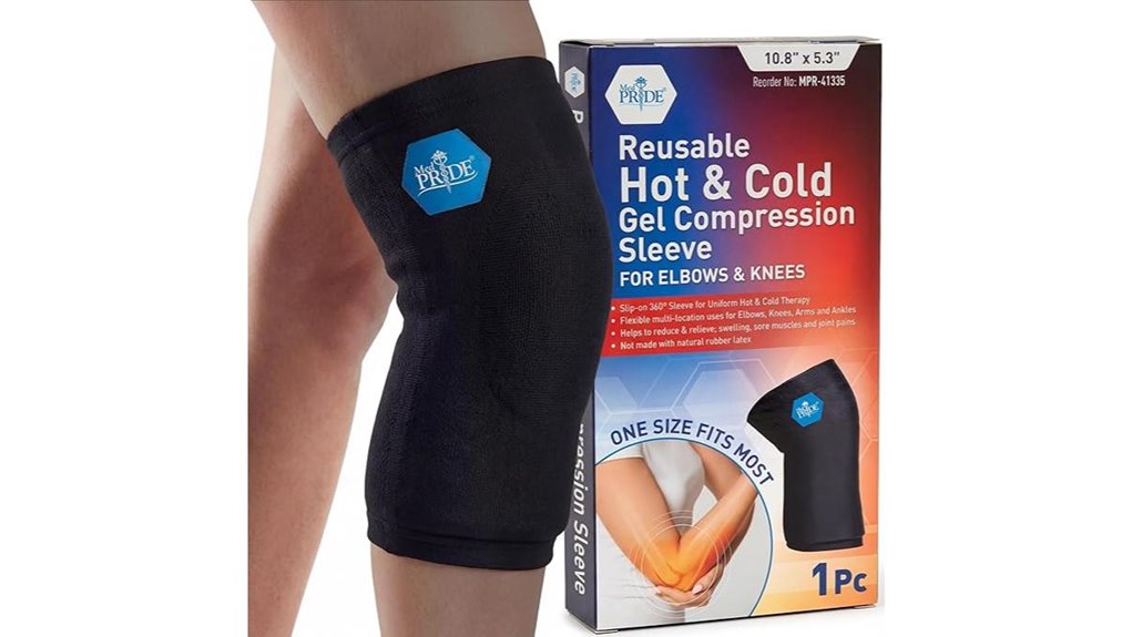 Best Reusable Ice Pack Sleeves for Swelling On Go (Slim Gel) 4 med pride elbow sleeve