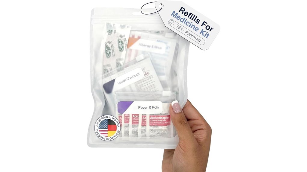 Top First Aid Kit Refill Packs Travelers Rely On 14 medication firstaid refill pack