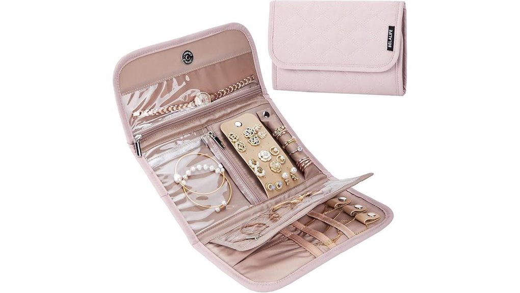medium pink jewelry organizer