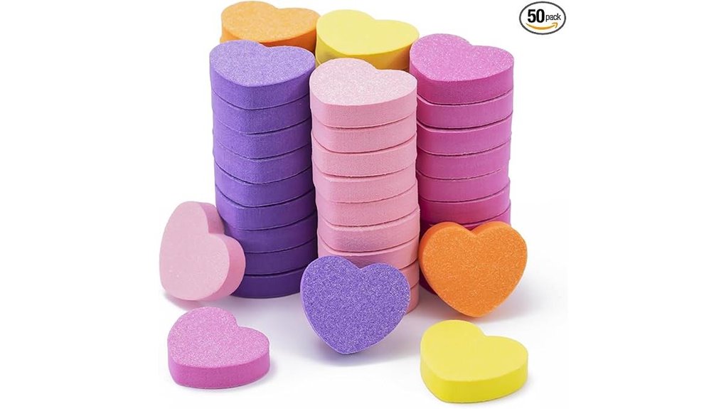 Must-Have Nail Buffer Block Set (Mini) for Every Nail Artist 14 melodysusie heart dualgrit 50pcs