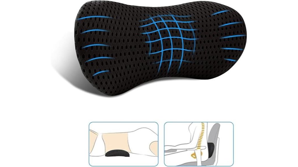 memory foam lumbar cushion