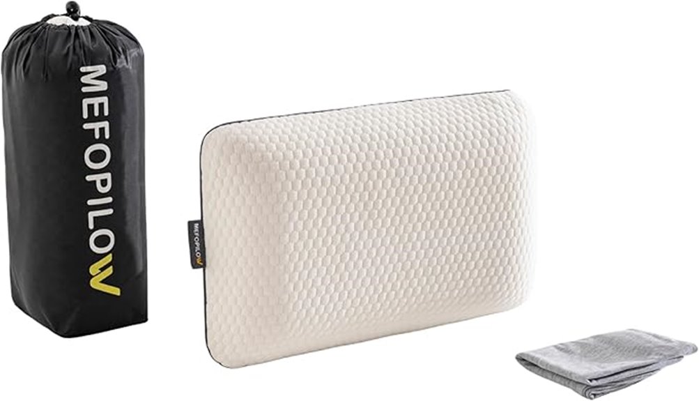 Top Compact Travel Pillows (Packable Comfort) for On-the-Go 12 memory foam pillow bundle