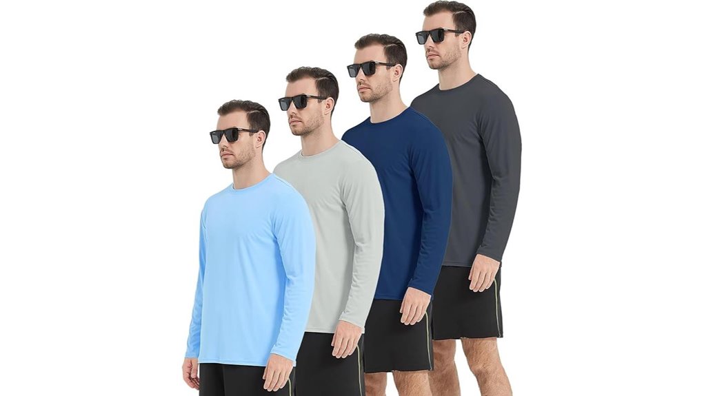 men s 4 pack longsleeve upf50 rashguard