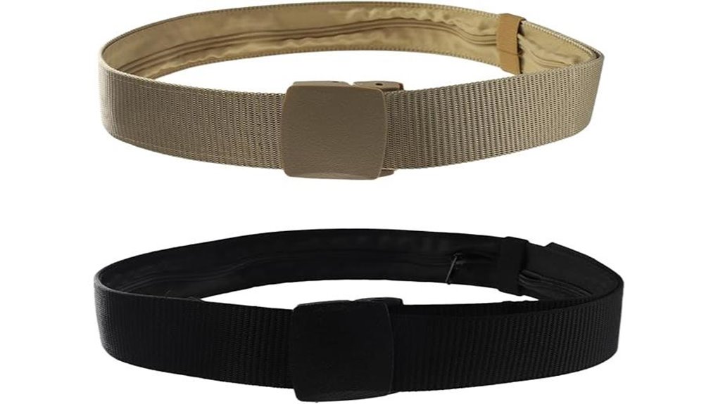 Hidden Money Belts (Look Like Real Belts) That Keep Cash Safe 11 men s double anti theft belt