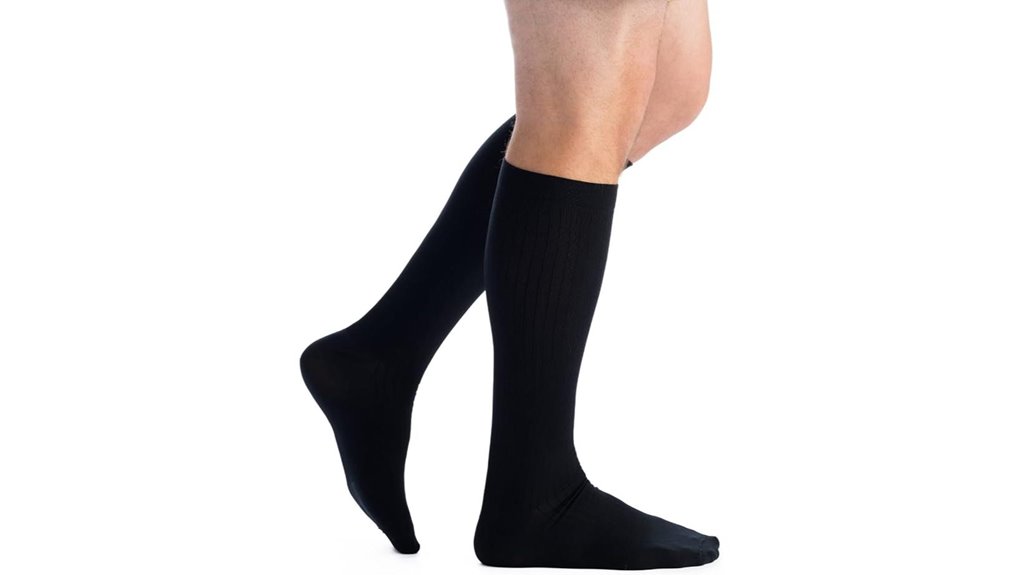 Top Compression Socks (Graduated 20-30 mmHg) for Long Journeys 12 men s knee high 20 30 mmhg