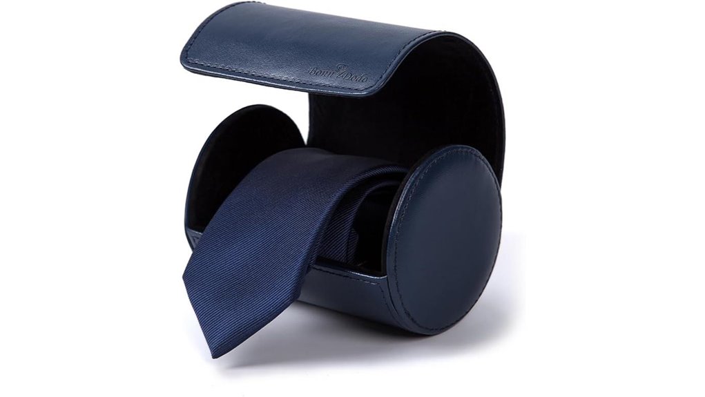 men s leather tie organizer
