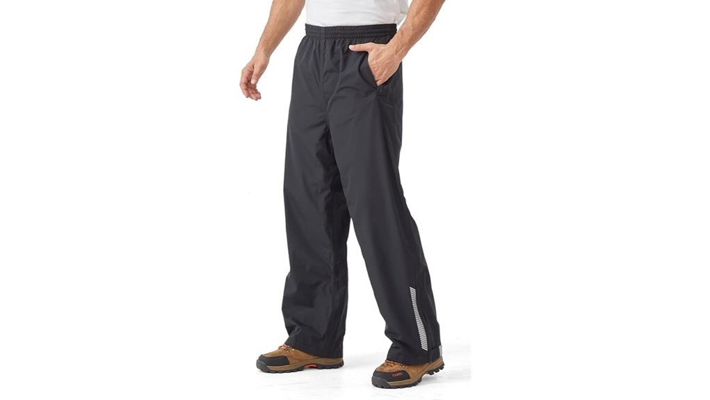 men s packable waterproof rainpants