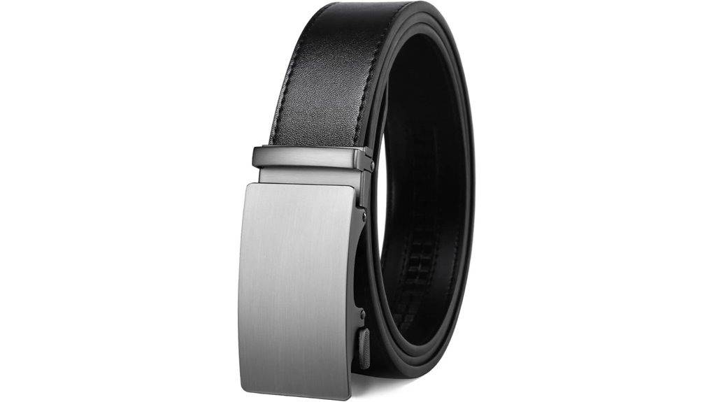 Travel Belts with Micro-Adjust Buckles for Comfort on Long Days 12 men s ratchet leather belt